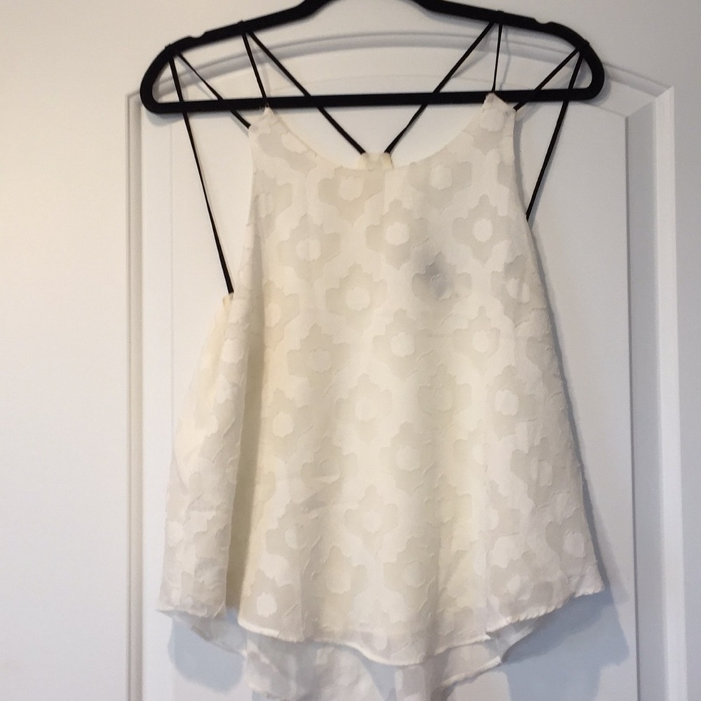 White dress tank top
